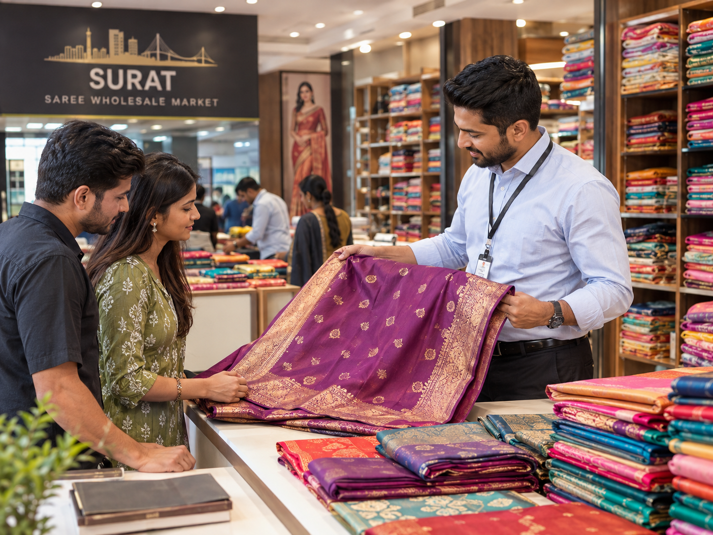 How to Choose the Right Saree Wholesaler in Surat for Your Business